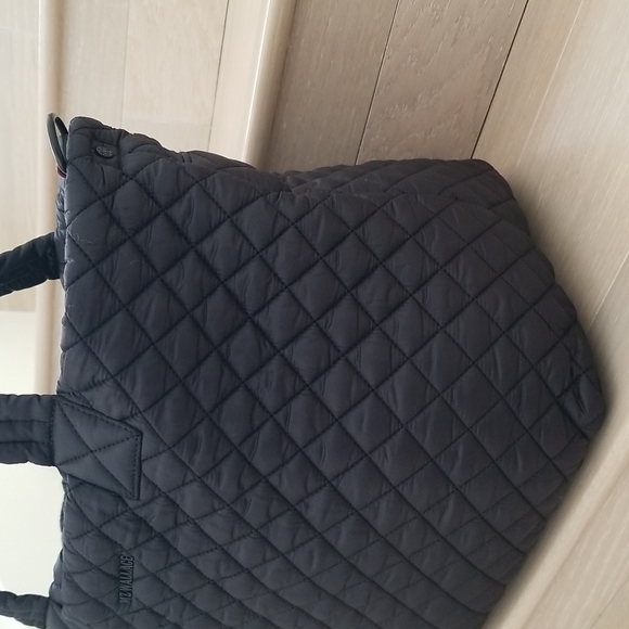 MZ Wallace Black Large Metro Tote Deluxe - with Luggage Opening - Picture 7 of 15